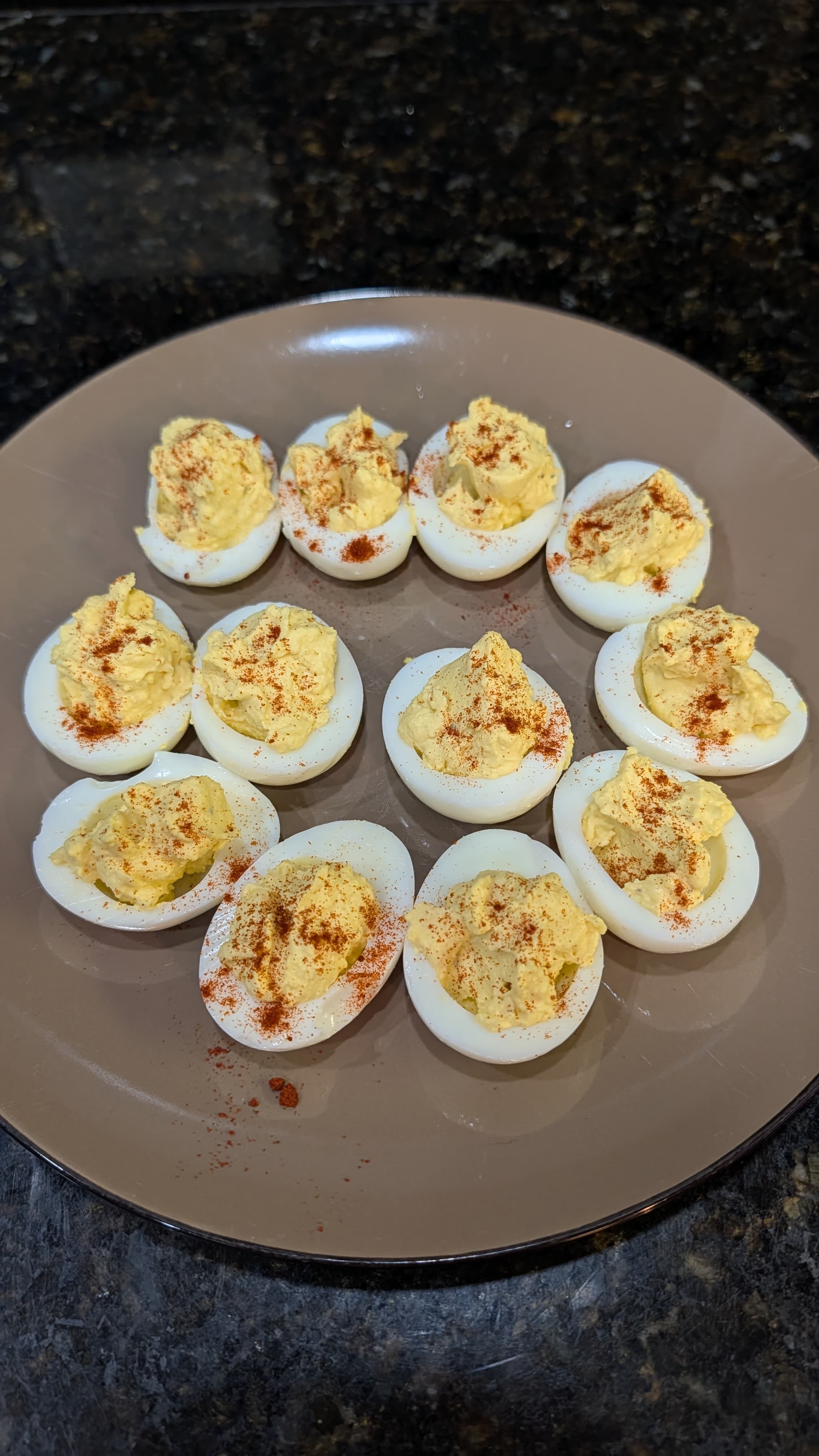 Deviled Eggs plated